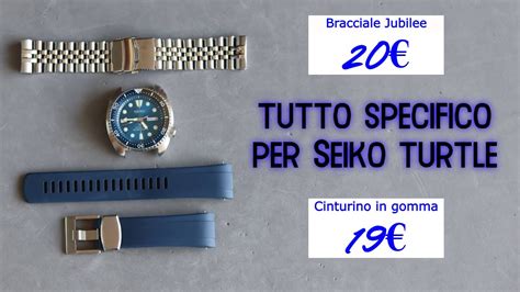 Bracciale Jubilee e Cinturino in Gomma per il mio Seiko Turtle.